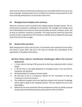 Importance of Human Resource Management in 21st Century | PDF