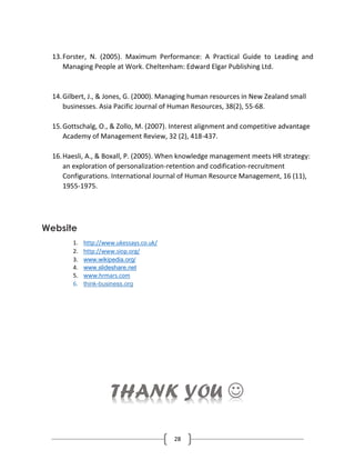 Importance of Human Resource Management in 21st Century | PDF