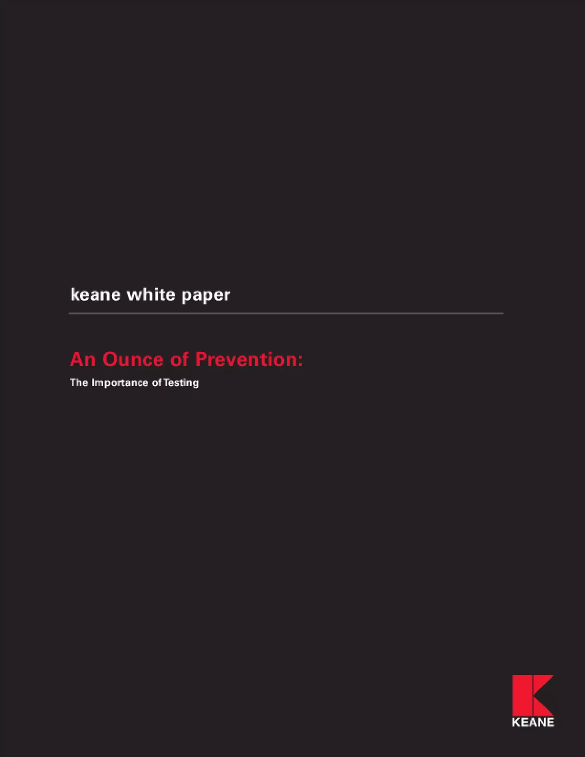 Importance of Testing