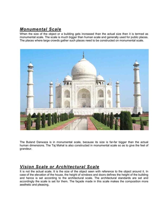 Types Of Scale In Architecture