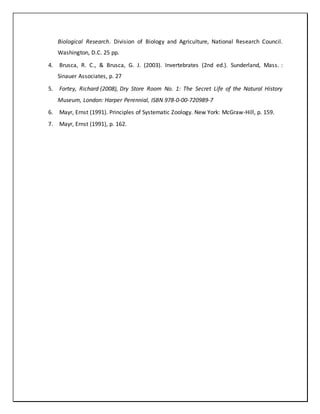 Importance and Applications  of Systematics evolution