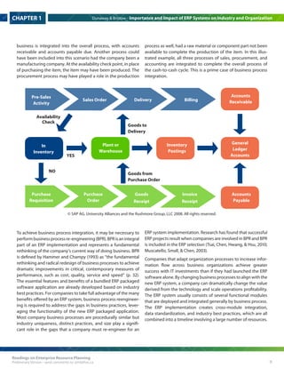 Importance and Impact of ERP Systems on Industry | PDF