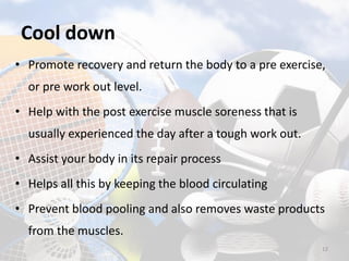 Importance of warm up &amp; cool down | PPT