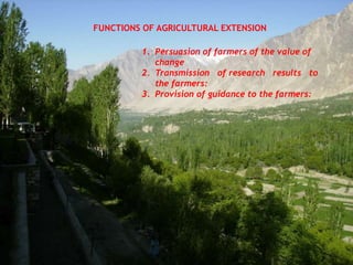 Importance of agriculture extension A Lecture By Mr Allah Dad Khan | PPTX