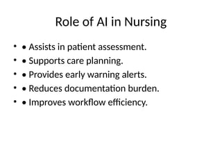 The Transformative Role of Artificial Intelligence in Modern Nursing ...