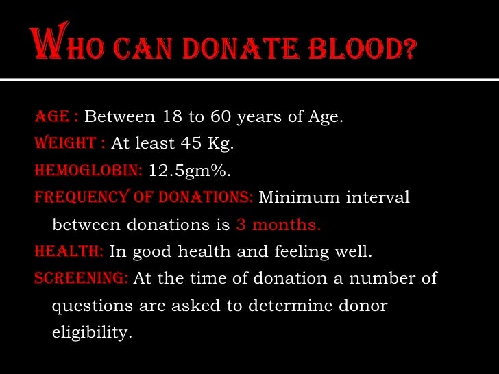 Importance of blood and blood components