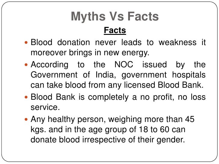 Importance of blood donation