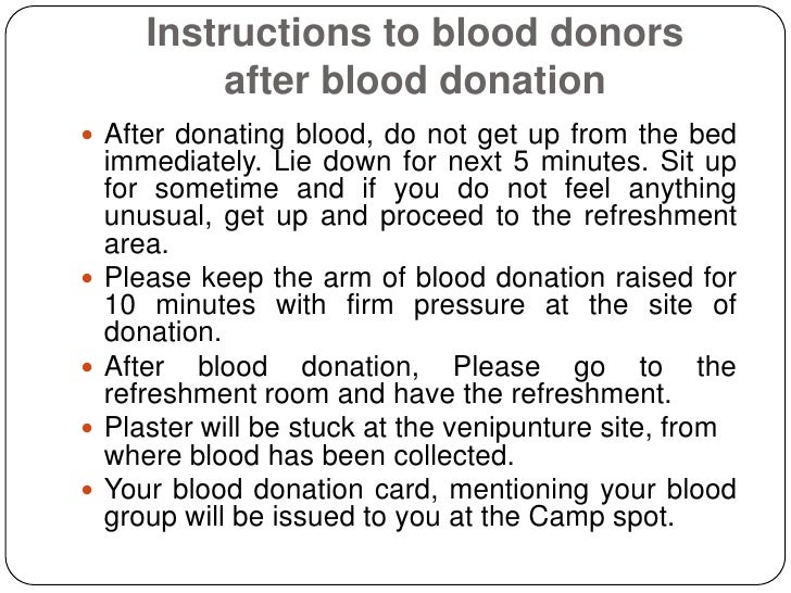 Importance of blood donation