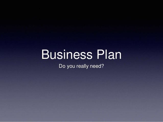 Importance of Business Plan