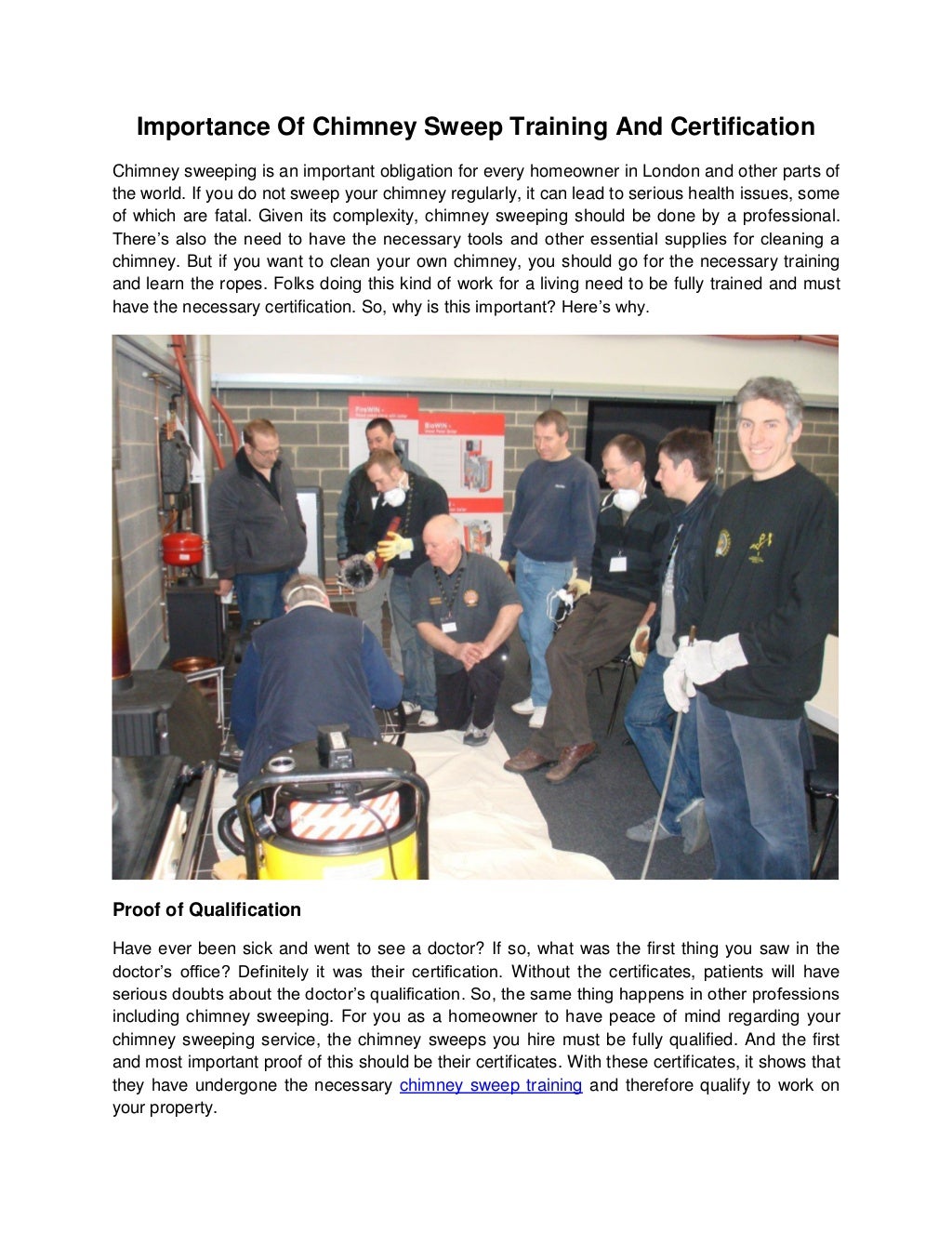 Importance of chimney_sweep_training_and_certification