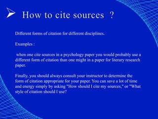 The Importance Of Citation