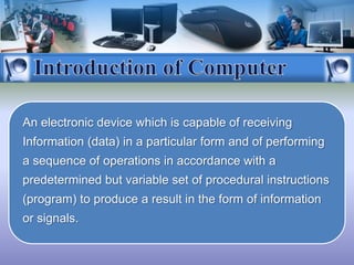 Importance of computer in professional life | PPT