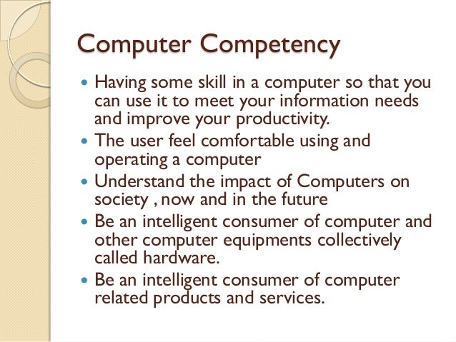 definition of computer literacy essay