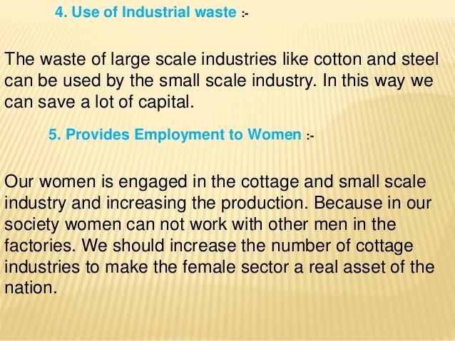Importance Of Cottage Industry