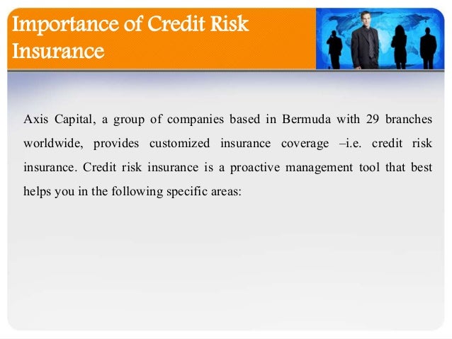 Importance of Credit Risk Insurance Importance of Credit Risk Insurance