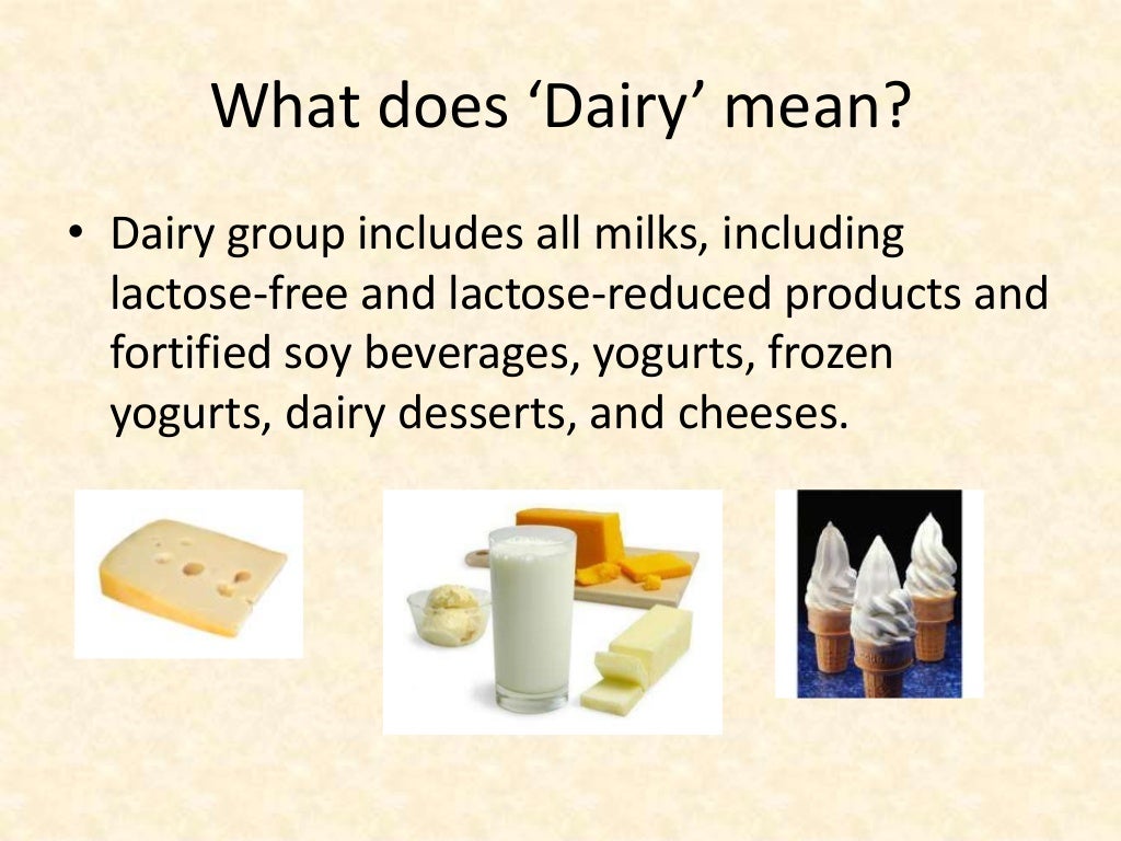 Importance of dairy