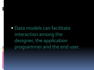 Importance of data model | PPT