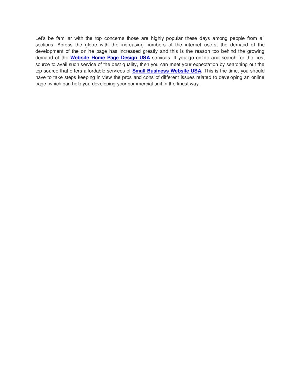 Importance Of Developing A Website For A Small Business Source