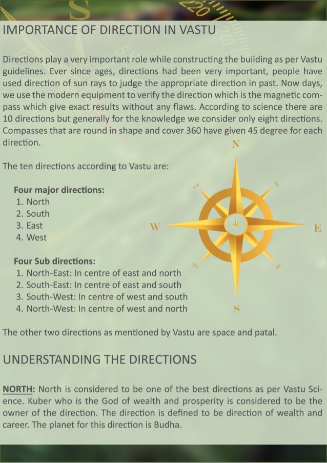 Importance of directions in vastu and understanding the directions