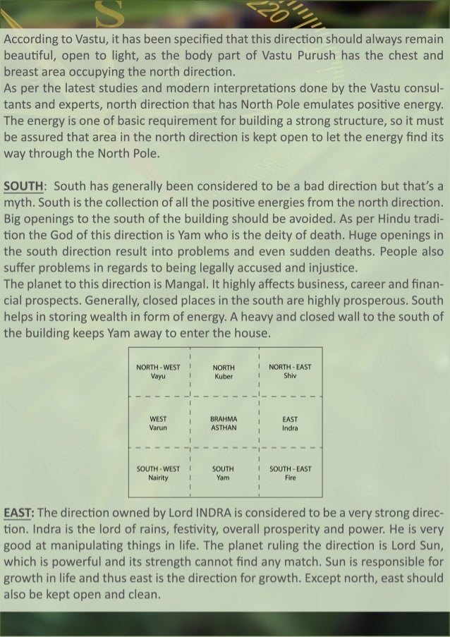 Importance of directions in vastu and understanding the directions