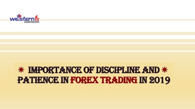 Importance Of Discipline And Patience In Forex Trading 2019 - 