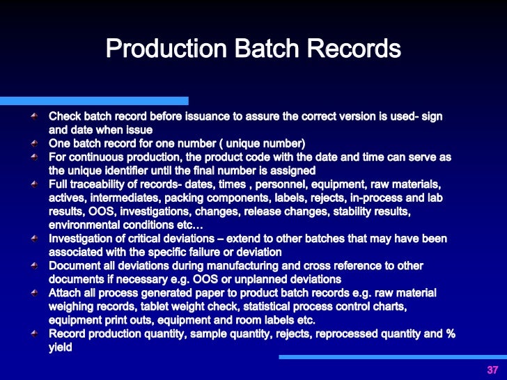 Importance of documentation for gmp compliance