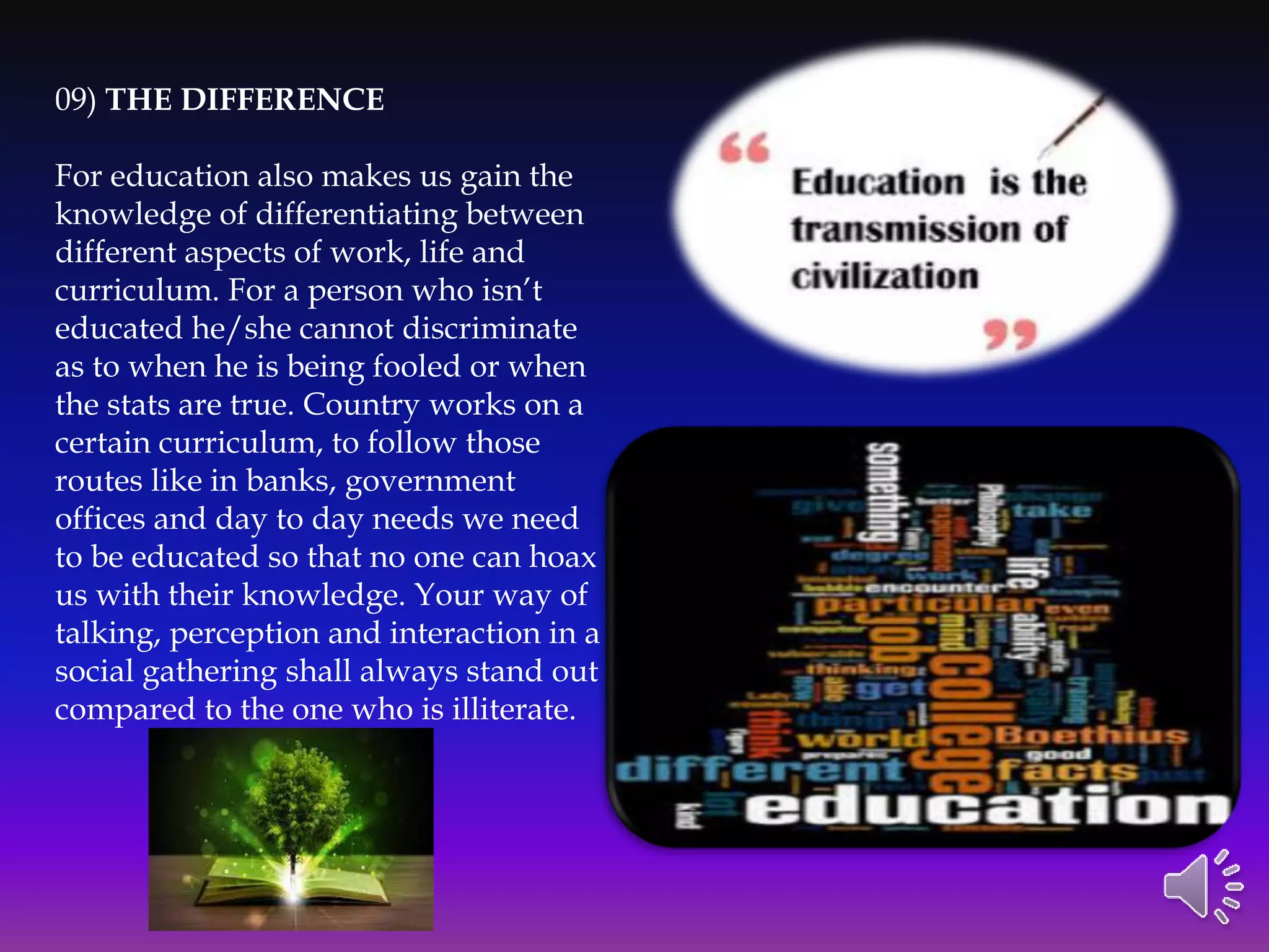 Importance of education | PPTX