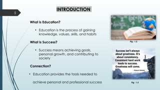IMPORTANCE OF EDUCATION PRESENTATION PPT | PPTX