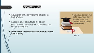 IMPORTANCE OF EDUCATION PRESENTATION PPT | PPTX