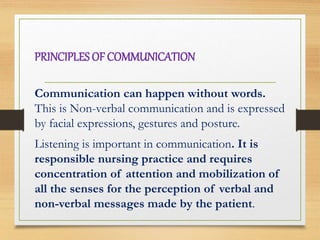 Importance of Effective Communication in Nursing | PPTX