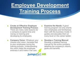 How to Develop an Employee Development Plan