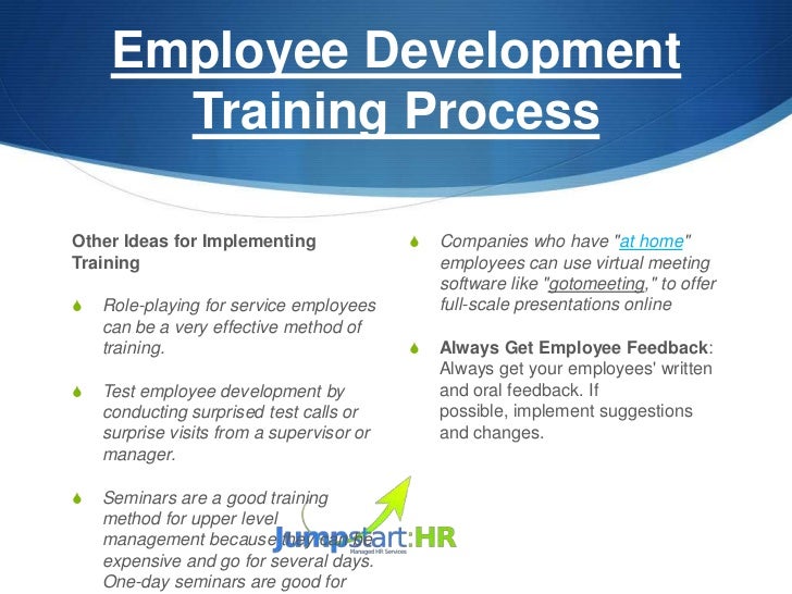 how to develop an employee development plan employee presentations