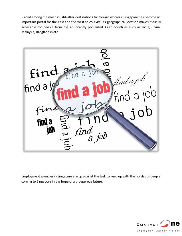 Importance Of Employment And Recruitment Agencies In Singapore