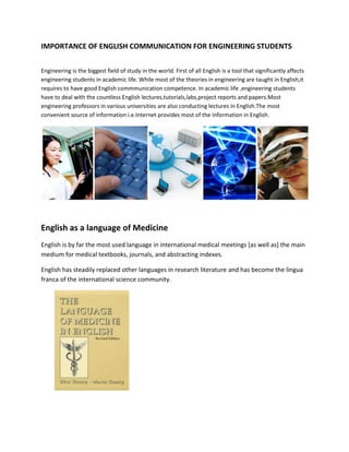 the importance of english language | DOCX