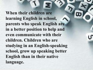 Importance of english in today's world | PPTX