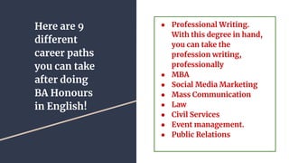 Importance of English for career growth | PPTX