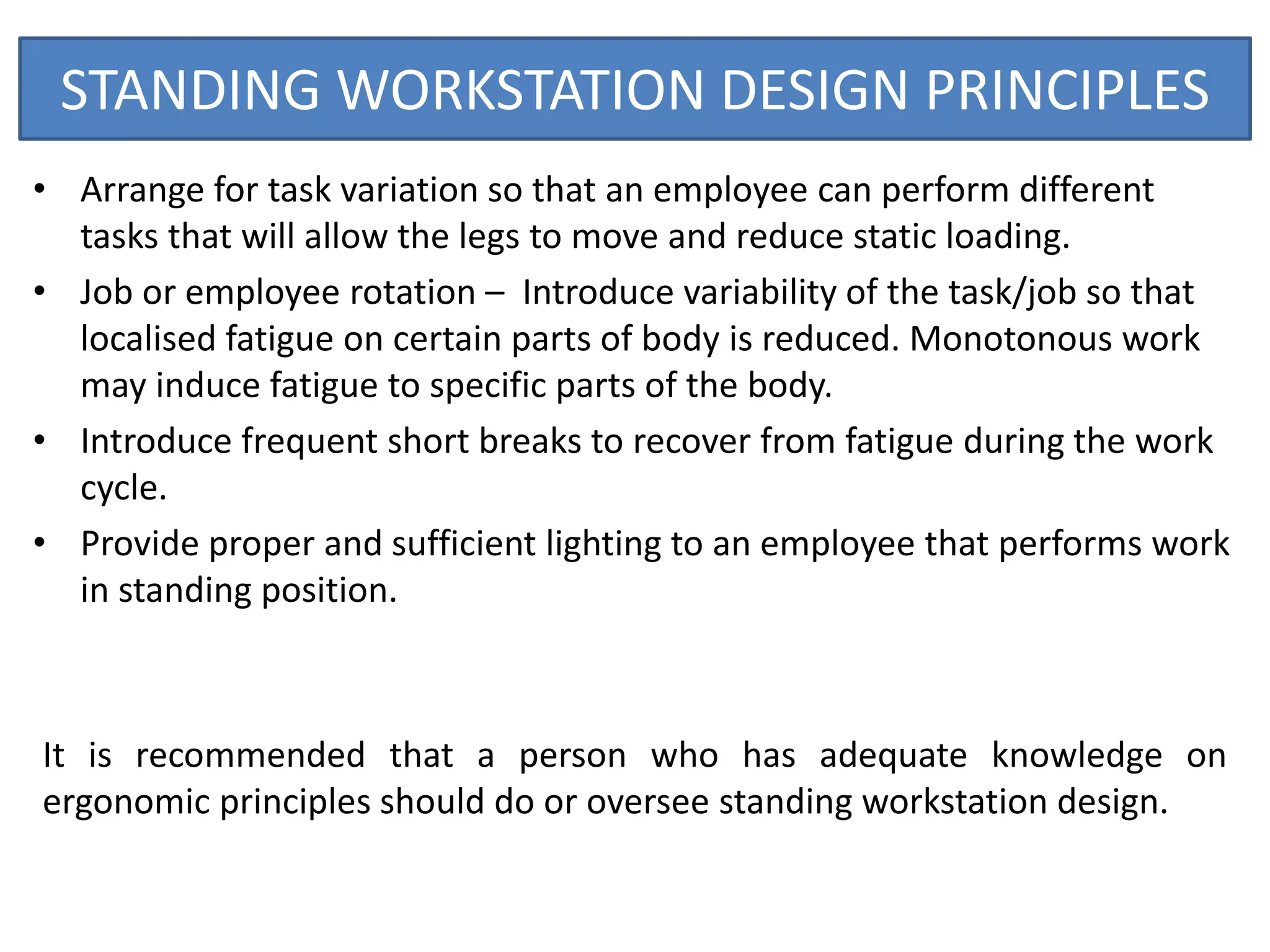 Importance of ergonomics in designing workplace | PPTX