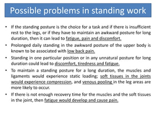 Importance of ergonomics in designing workplace | PPTX