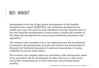 Importance of evolution of human settlements | PDF