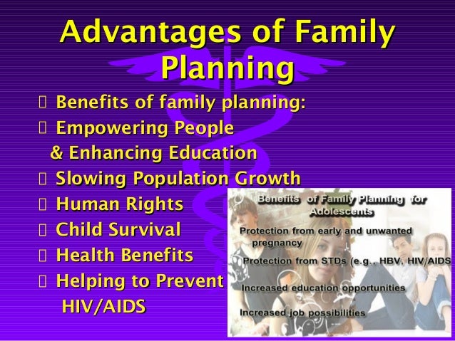 advantage of family planning essay