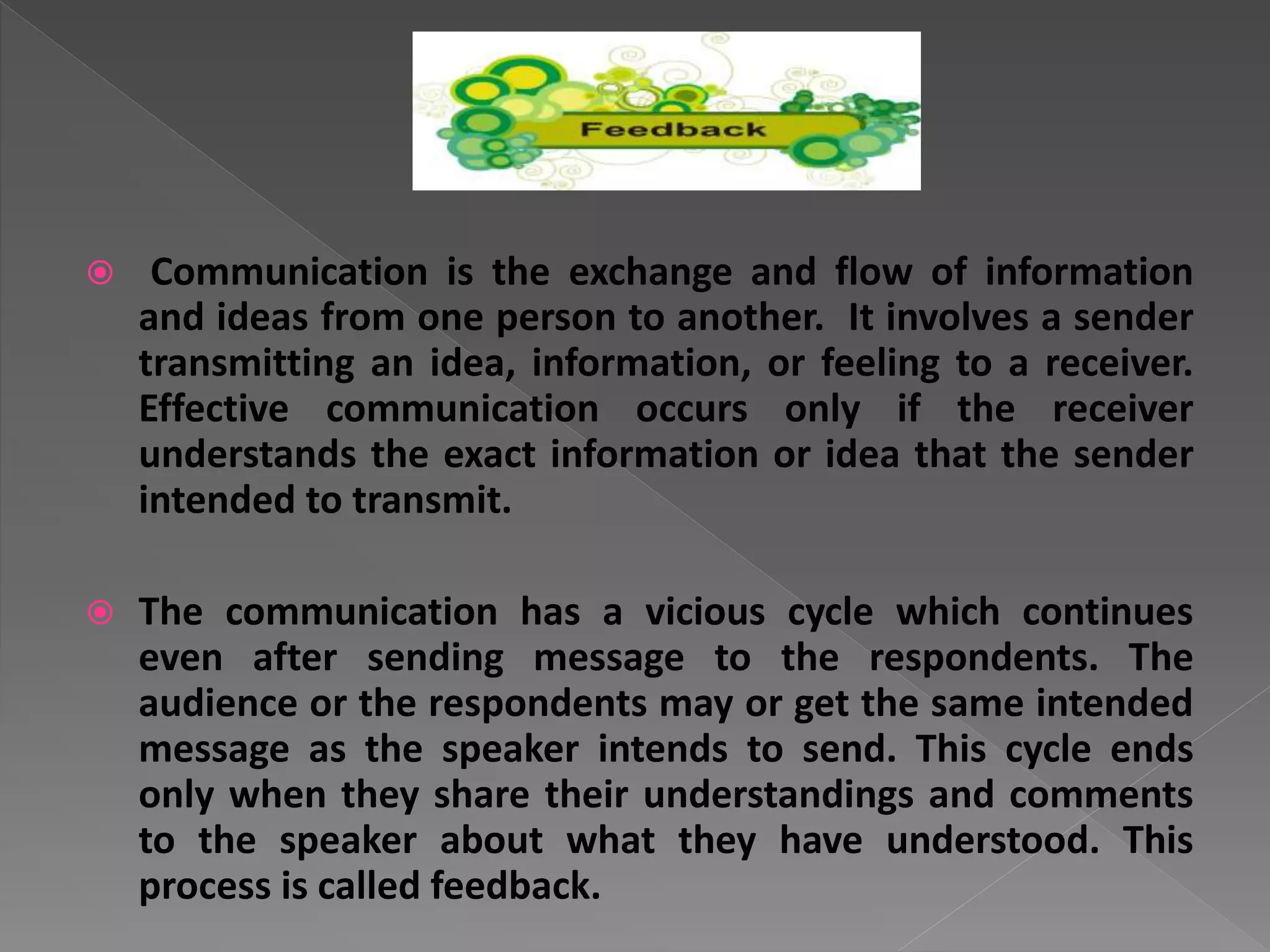 Importance of feedback | PPTX