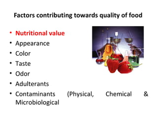 Importance of food quality and nutritional analysis | PPT
