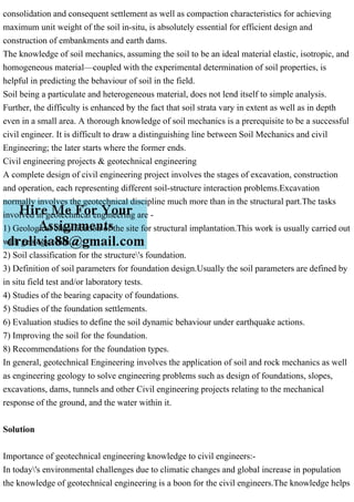 Importance of geotechnical engineering knowledge to civil engineers.pdf