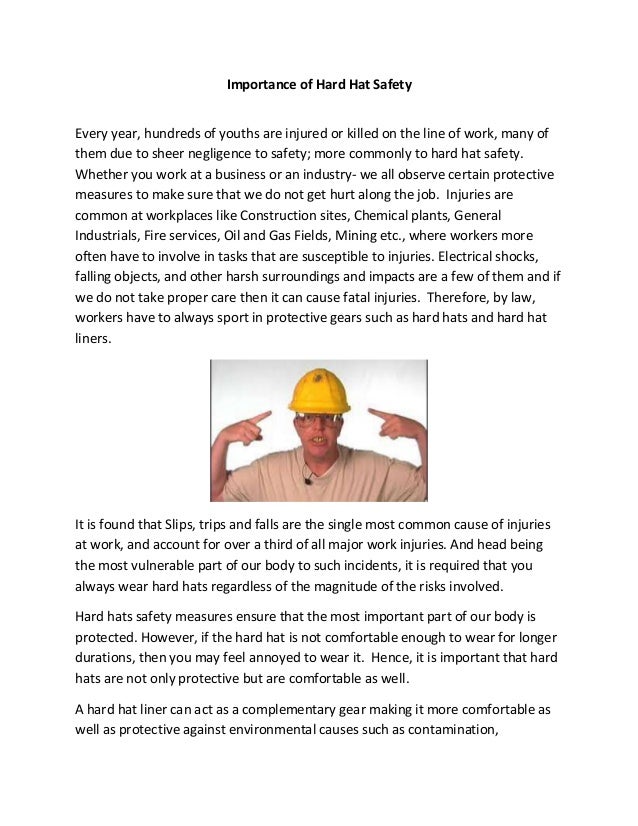 Importance Of Hard Hat Safety