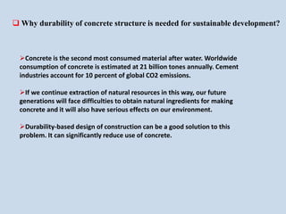 Importance of high strength concrete | PPTX