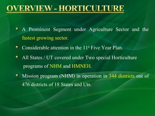 Importance of horticulture in india | PPT
