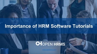 How to Configure Product Variant
Price in Odo V12
OPEN HRMS
Importance of HRM Software Tutorials
www.openhrms.com
 