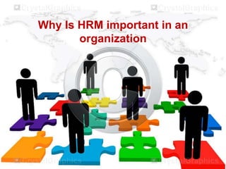 Why Is HRM important in an
organization

 