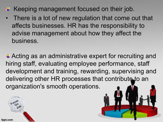 importtance of human resource management