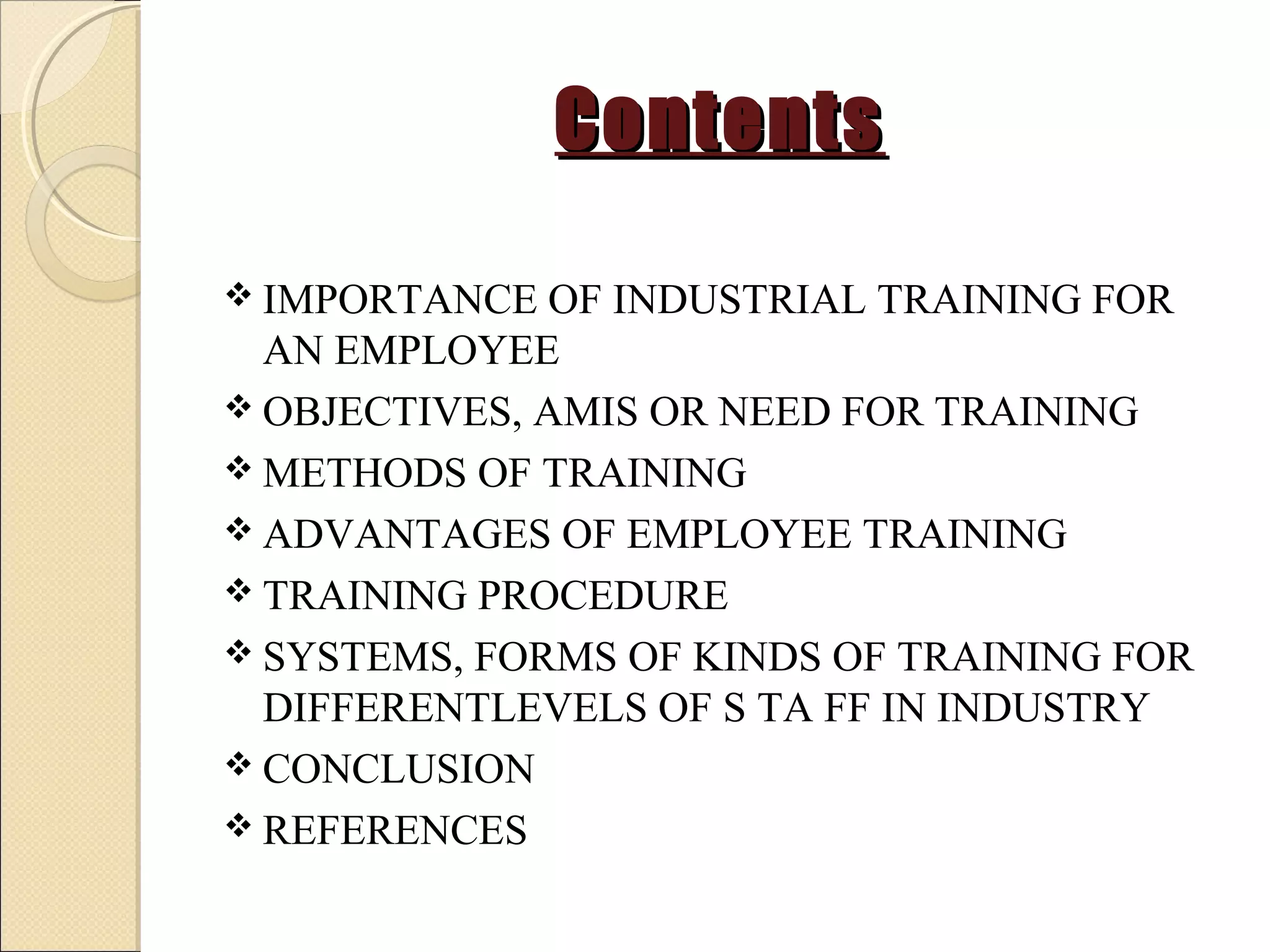 Importance of Industrial Training for an Employee | PPT